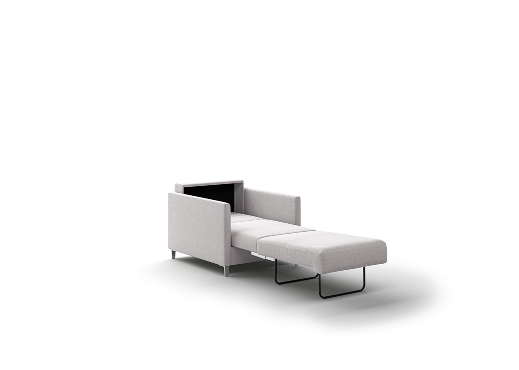 Elfin Cot Size Chair Sleeper - Rene 01 - 234/9 Chrome