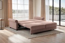Casey Queen Size Loveseat Sleeper - Rene 03 - 104/6 Walnut