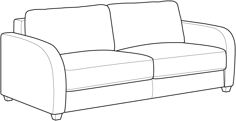 Aspen Full XL Loveseat Sleeper