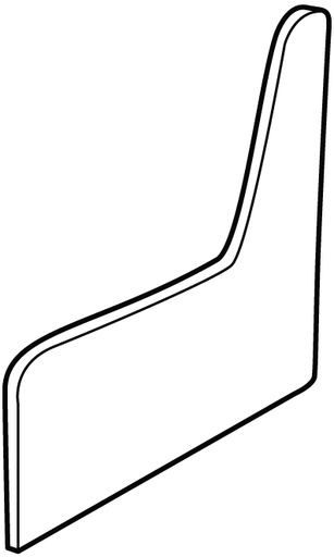 Kyoto 1" Panel Arm - RHF